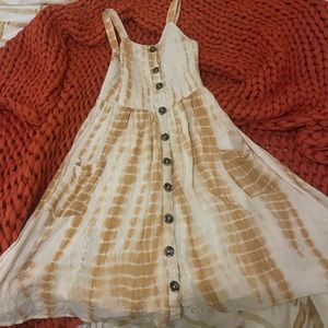 Rare Editions Shibori style tie dye dress